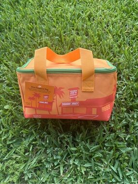 Trader Joe’s Mini Cooler in orange!! New with tag